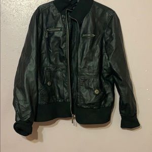 FAUX LEATHER JACKET